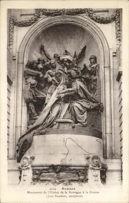 Monument de l'Union de la Bretagne à la France — Rennes — (Jean Boucher, sculpteur)