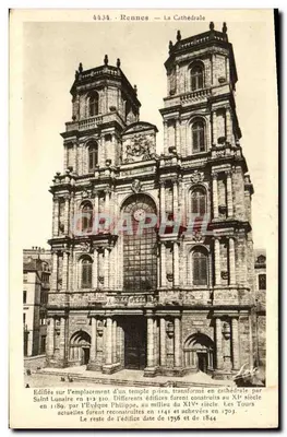 Rennes — La Cathédrale — éditeur Laurent-Mull Rennes, n° 4434