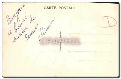 Rennes — La Cathédrale — éditeur Laurent-Mull Rennes, n° 4434 — Verso