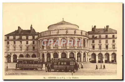 Rennes (I.-et-V.) — Le Théâtre — A. Lamiré, Édit. - Rennes