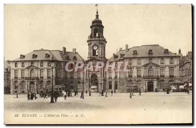 Rennes — L'Hôtel de Ville — A. G.