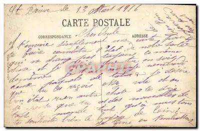 Rennes — Caserne de Guine — A. G. — Verso