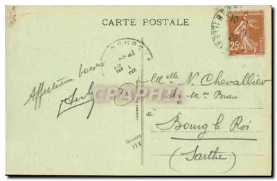 Rennes - Vue générale sur la Vilaine et le Quai de la Prévallaye — éditeur anonyme, n° 3018 — Verso