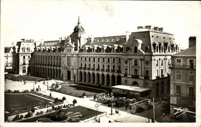 Rennes - Pałac Handlowy i Ogrody Vilaine — widok z lotu — Loïc