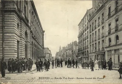 Rennes — Rue du Pré-Botté — Centralny Biuro Pocztowe