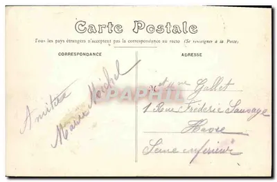 Rennes — Les Serres du Jardin des Plantes — Éditeur non identifié — Verso