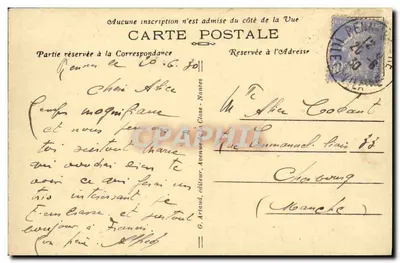 Rennes — Le Thabor — G. Artaud, uitgever, n°33 — Achterkant