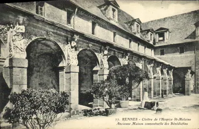 Rennes — Klasztor Hospicja Świętego Melchiora — Starsza klasztorna siedziba Benedyktynów
