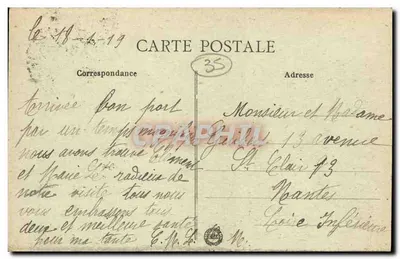 Rennes (Il-et-V.) - Au Thabor - Les Serres — Verso