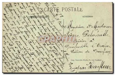 Rennes — Le Jardin des Plantes — Les Serres — Édit. Spéciale de l'Ouest-Eclair — Verso