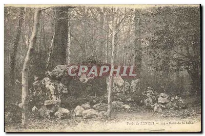 Forêt de Rennes — Banc de la Lune — Andréien, ville, Morlaix