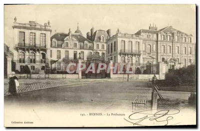 Rennes - La Préfecture — Collection Andrieu, n° 141