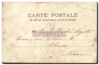 Rennes – Wydział Nauk – Cała Bretania, wydawca Andrieu, n° 335 — Rewers