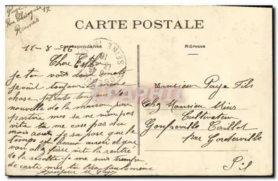 Rennes (I.-et-V.) - Wnętrze Pałacu Sądownictwa - I Chambra — Wydawca Vasselle, n° 2298 — Rewers