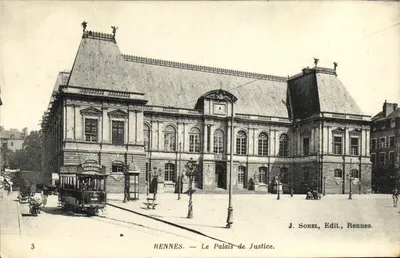 Rennes — Pałac Sądowy — J. Sorel, Wyd., Rennes.