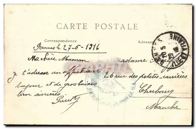 Rennes (I.-et-V.) — La Caserne Mac-Mahon — J. Sorel, éditeur, Rennes — Verso