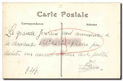 Rennes — La Gaserne Saint-Georges — J. Sorel, Edit., Rennes — Verso