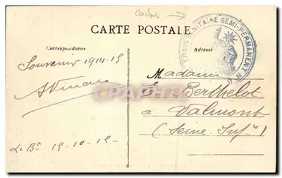 Rennes (Il-et-V.) - Pałac Uniwersytetu — J. Sorel, wydawca, Rennes, nr 52 — Rewers