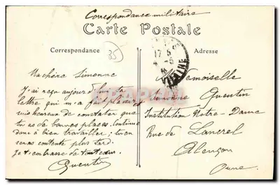 Rennes — Le Mail i Plac Misji — J. Sorel, Wyd., Rennes. nr 90 — Rewers