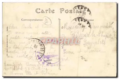 Rennes (Ille-et-Vilaine) — Kaszern 24. Dragonów — I. Sorel, Wydawca, Rennes — Rewers