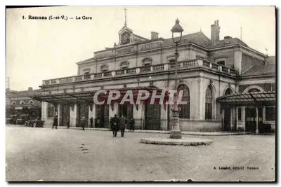 Rennes (Il-et-V.) — Gare — A. Lamiró, wydawca, Rennes