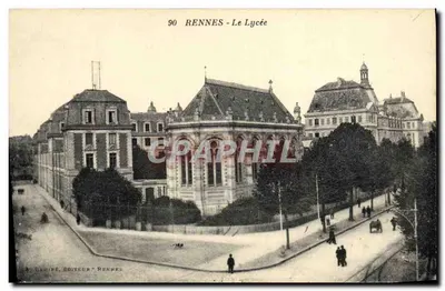 Rennes — Lycée — wydawca A. LAMIRÉ, nr 90