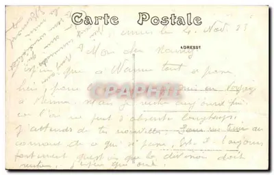 Rennes — Piazza del Palazzo e la Rue Edith-Cawell — A. Lamiré, Editore, Rennes — Verso