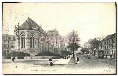 Rennes — Chapelle du Lycée — A.G. 3