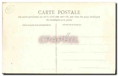 Rennes — Caserne Saint-Georges — A.G. 61 — Verso