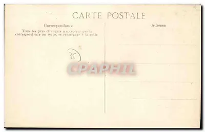 Rennes — Ce qui reste des remparts (XVe siècle) - Rue Rallier — A.G. 66 — Verso