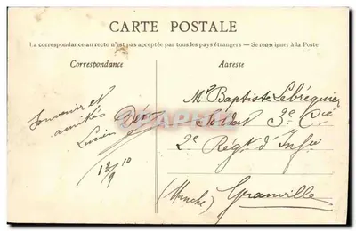 Rennes - Au Thabor, les abords du kiosque de la musique — A.G. 99 — Verso