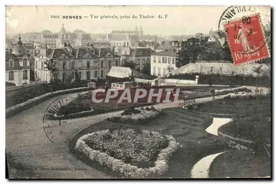 Rennes — Vue générale, prise du Thabor G.F.