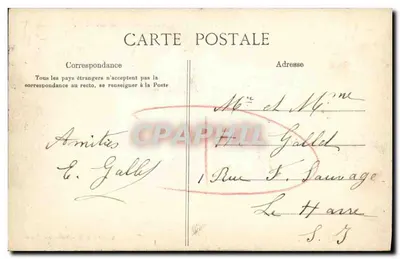 Rennes — Plac Paříża i ulica Bourbon — G. F. — Rewers