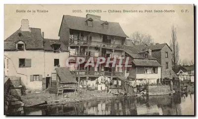 Bords de la Vilaine — Château Branlant au Pont Saint-Martin — G.F. n°2025