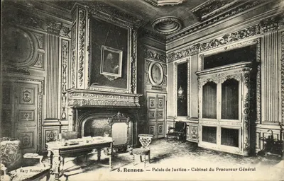 Rennes — Palais de Justice - Cabinet du Procureur Général — E. Mary Roussell, Rennes, n°8