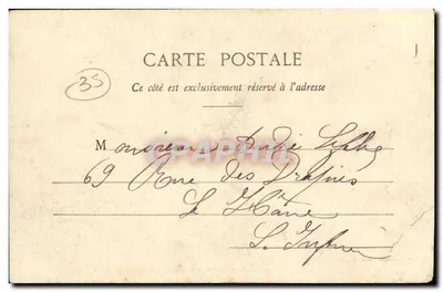 Rennes - Caserne de Guines — E. Mary-Rousselière, Rennes — Rewers