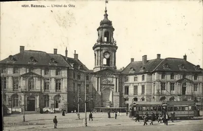 Rennes — Hôtel de Ville — E. Mary-Roussellière, wyd. Rennes