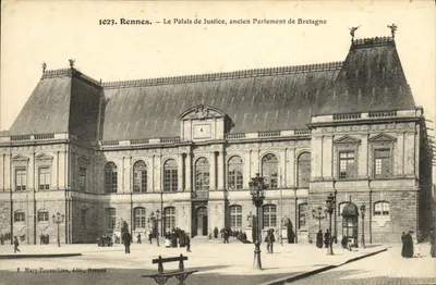 Rennes — Pałac Sądowy, dawniejszy Sejm Bretanii — E. Mary-Roussellière, wyd., Rennes