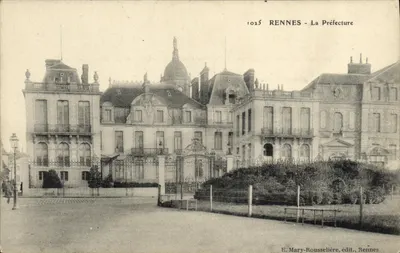 Rennes - La Préfecture — éditeur E. Mary-Rousselière, n° 1025