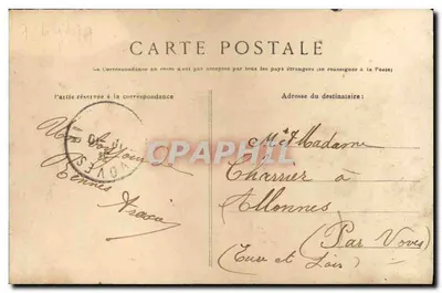 Rennes — Widok na ptaki w ogrodzie botanicznym — kolekcja E. Mary-Aoussellière — Rewers