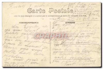 Rennes — Kaszern Arsenału — E. Mary Rousselière wyd. nr 1103 — Rewers