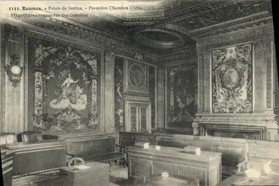 Rennes - Palais de Justice - Première Chambre Civile - Magnifiques tapisseries des Gobelins