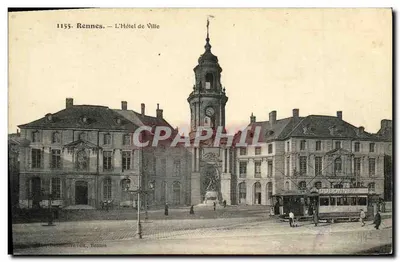 Rennes. — L'Hôtel de Ville — éditeur Gubonnet, n° 1155