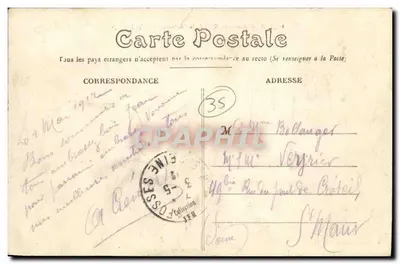Rennes — Le Quai de la Prévalaye et le Quai St-Cyr — Hary-Rousselière, édit. Rennes — Verso