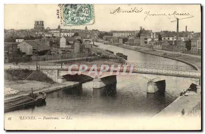 Rennes — Panorama — LL. — Éditeur LL, n°45