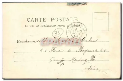 Rennes — Panorama — LL. — Éditeur LL, n°45 — Verso