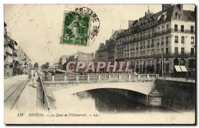 Rennes — Le Quai de l'Université — LL. n°112