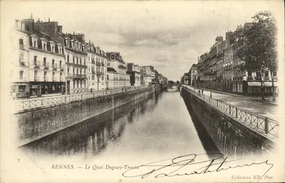 Rennes — Le Quai Duguay-Trouin — Collections ND. Phot.