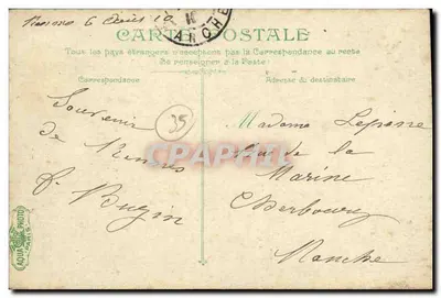 Rennes. Église Notre-Dame de Bonnes-Nouvelles — éditeur L.V. Co. n°604 — Verso