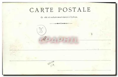 Rennes, Les Casernes — vue de l'édifice et du pont — éditeur inconnu, n° de série 189 — Verso